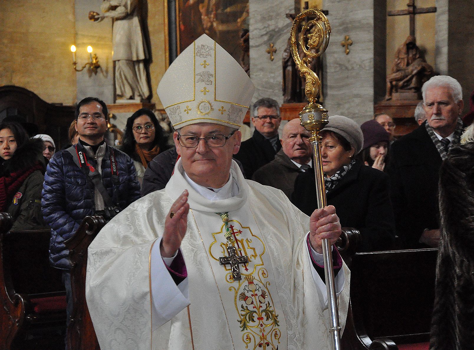 Újévi püspöki mise a Bazilikában